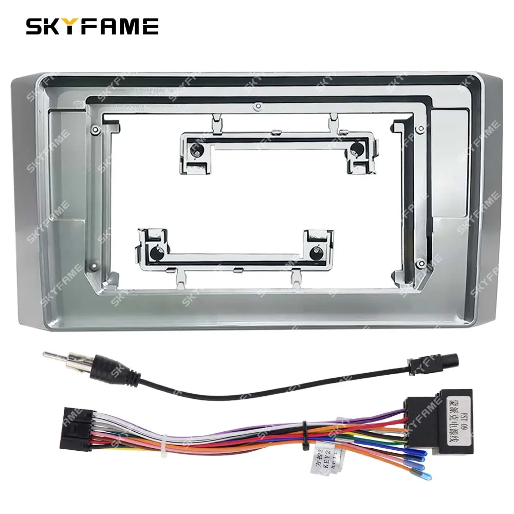 SKYFAME Car Frame Fascia Adapter Android Radio Dash Fitting Panel Kit For Foton Tunland