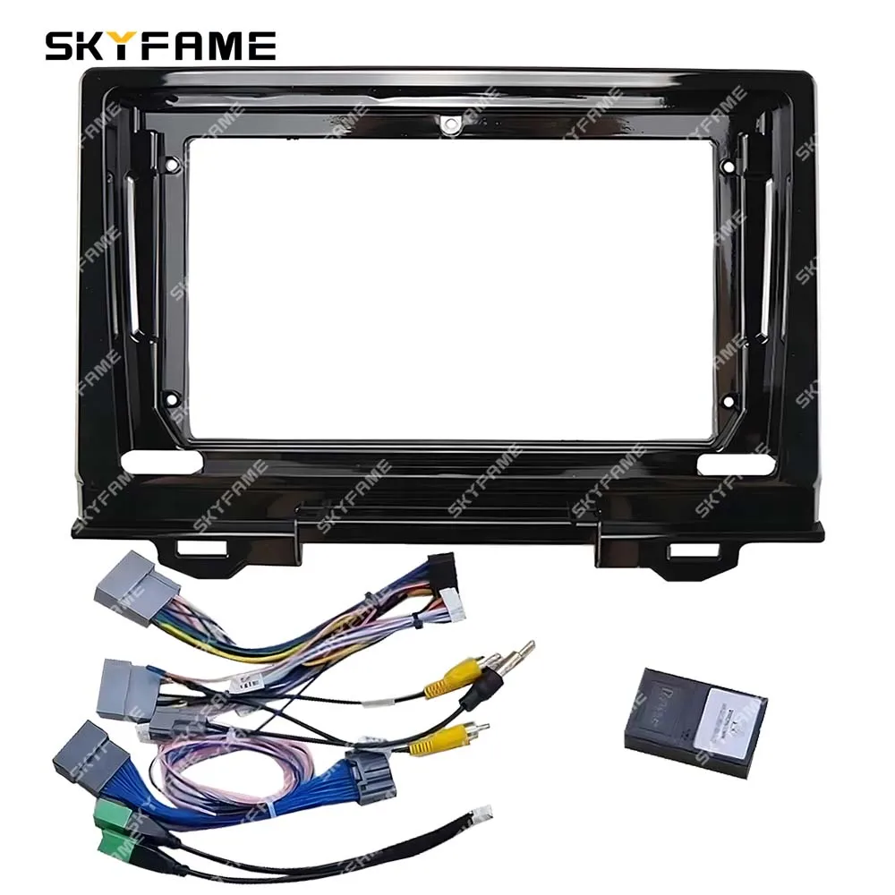 SKYFAME Car Frame Fascia Adapter Android Radio Dash Fitting Panel Kit For Honda Vezel XRV HRV