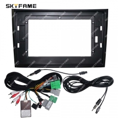 SKYFAME Car Frame Fascia Adapter Canbus Box Decoder Android Radio Dash Fitting Panel Kit For Volvo XC90