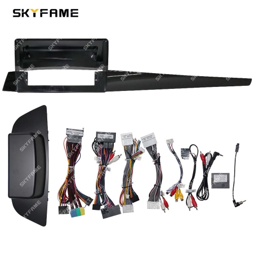 SKYFAME Car Frame Fascia Adapter Canbus Box Decoder Android Radio Dash Fitting Panel Kit For Renault Latitude
