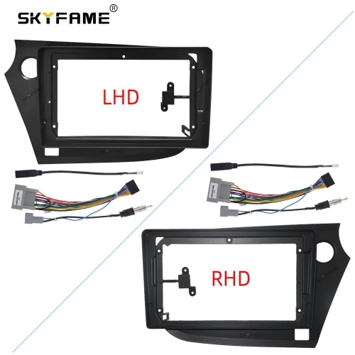 SKYFAME Car Frame Fascia Adapter For Honda Insight 2009-2014 Android Radio Dash Fitting Panel Kit