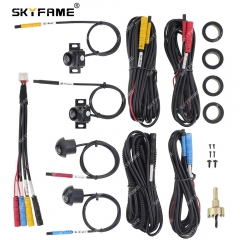 SKYFAME Car 16pin Wiring Harness Adapter Decode Android Radio Power Cabler For 360 degree panoramic camera