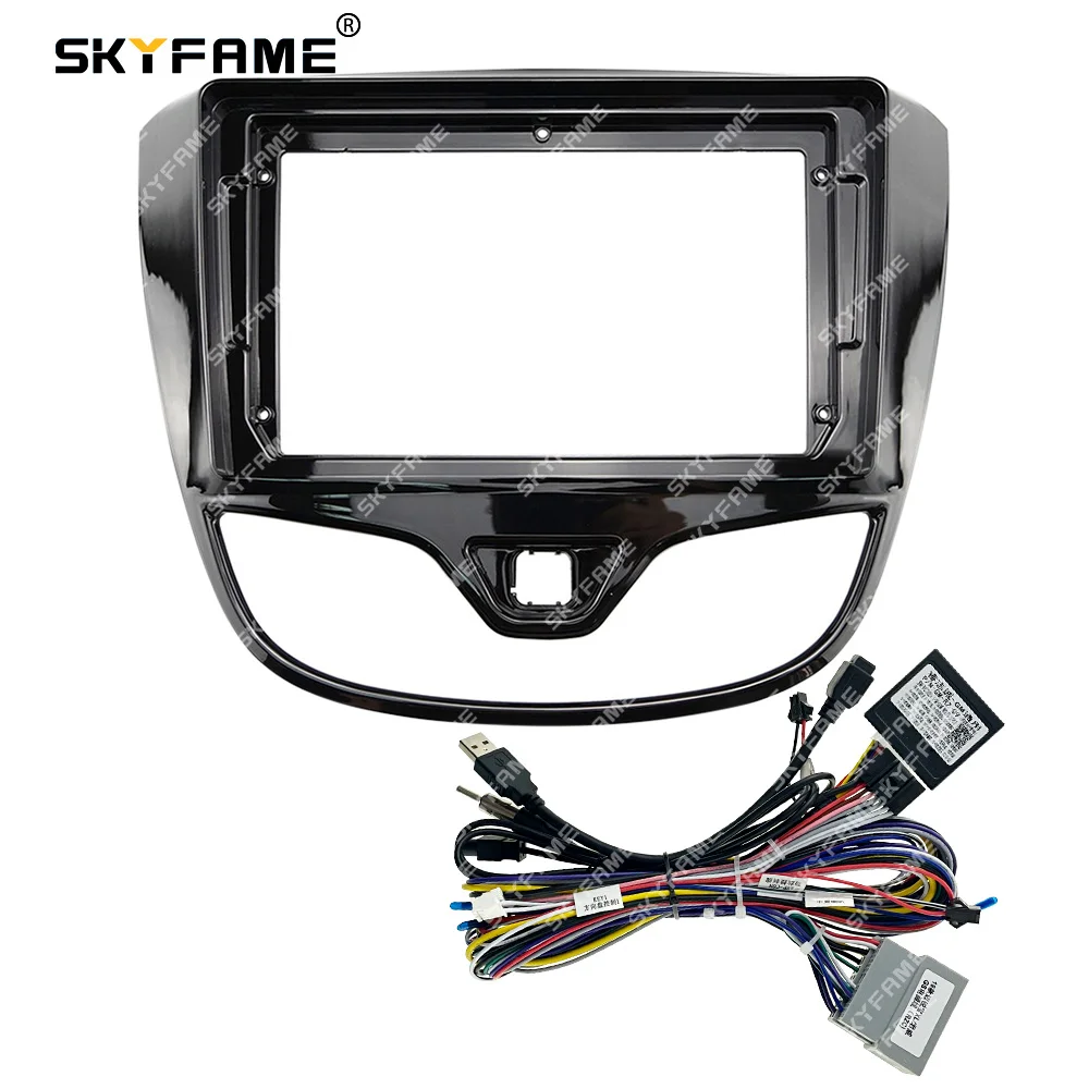 SKYFAME Car Frame Fascia Adapter Android Radio Dash Fitting Panel Kit For Opel Karl VinFast Fadil