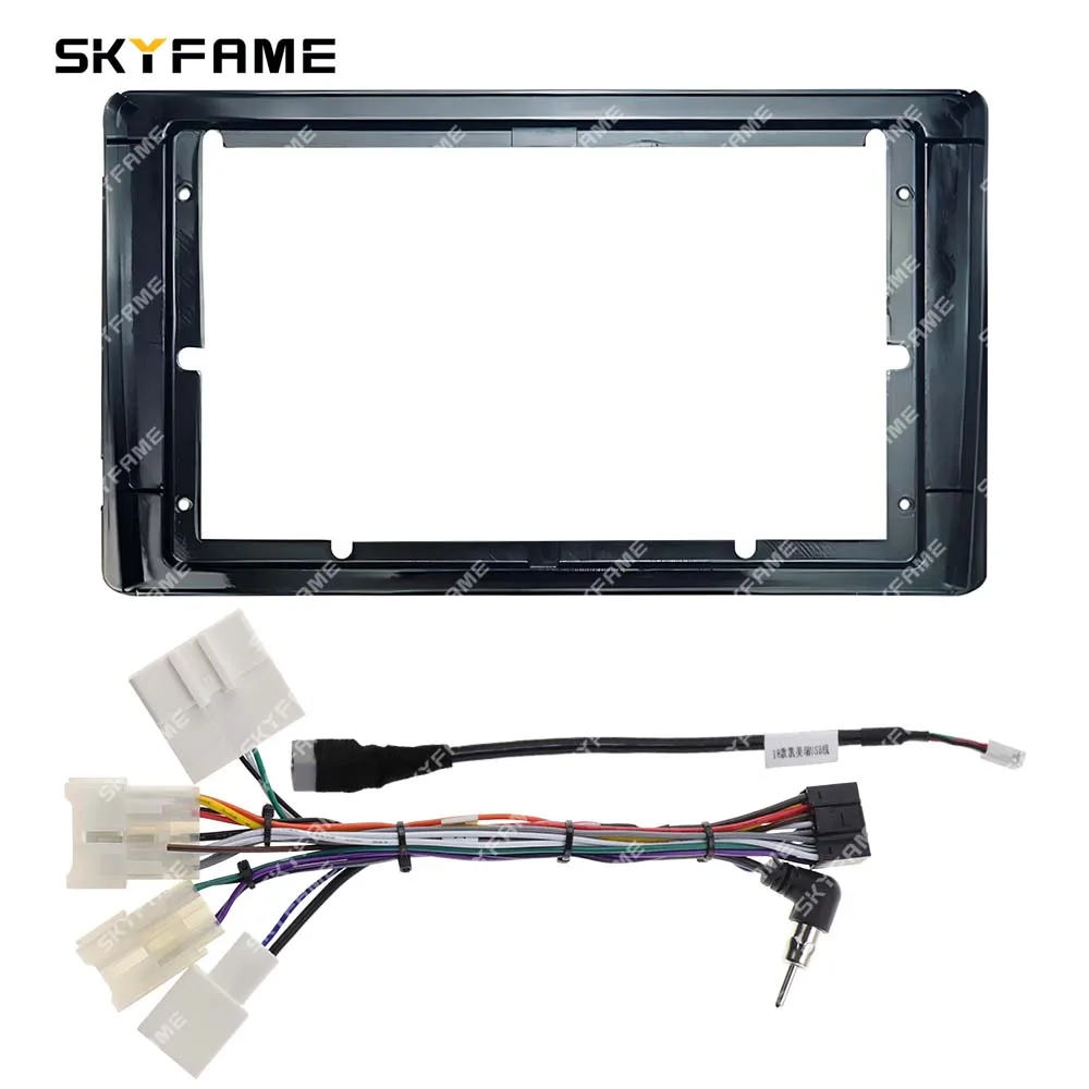 SKYFAME Car Frame Fascia Adapter Android Radio Audio Dash Fitting Panel Kit For Toyota Universal Corolla RAV4 CHR Camry Vios