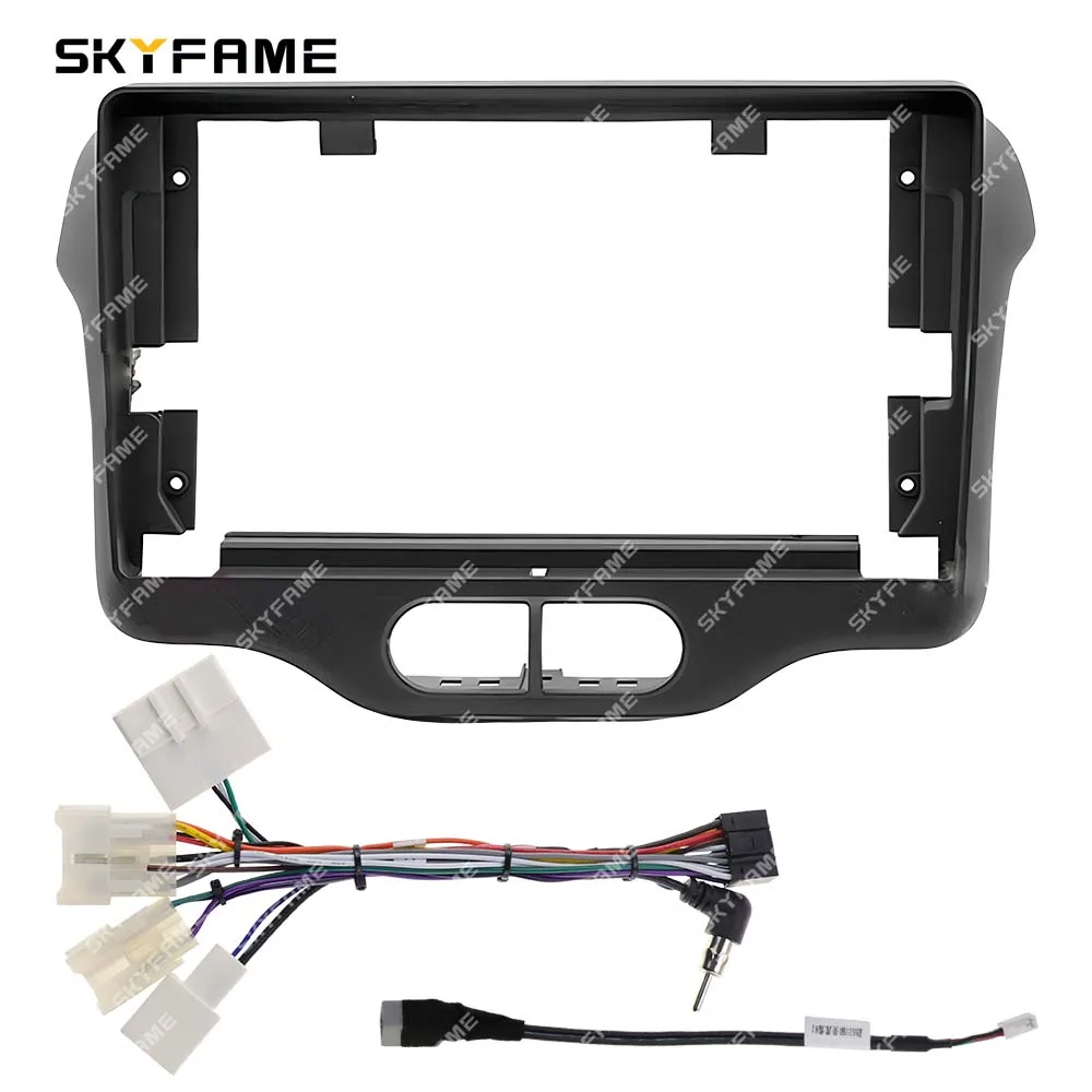 SKYFAME Car Frame Fascia Adapter Android Radio Dash Fitting Panel Kit For Toyota Spade