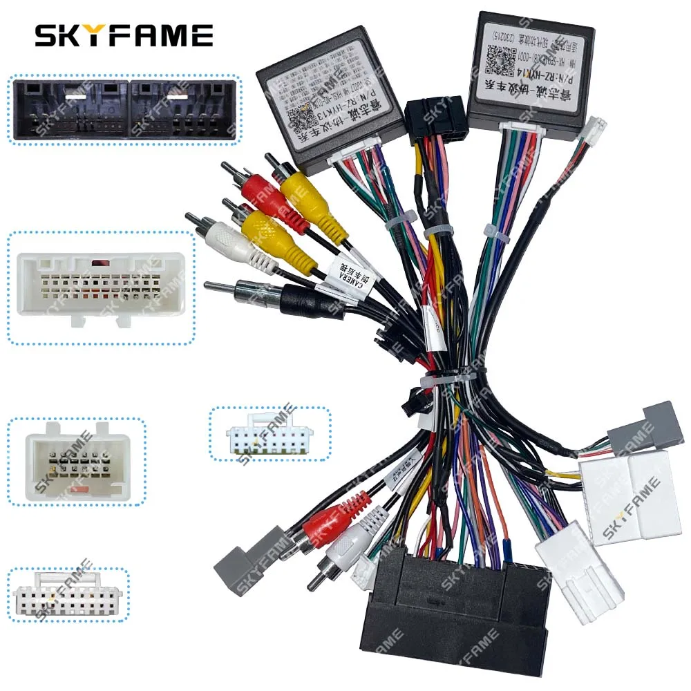 SKYFAME Car Wiring Harness Adapter Canbus Box Spdif Amplifier Decoder For Hyundai Sonata 8 9 Kia K3 KX7 KX5 Ix45 IX35 Santa Fe