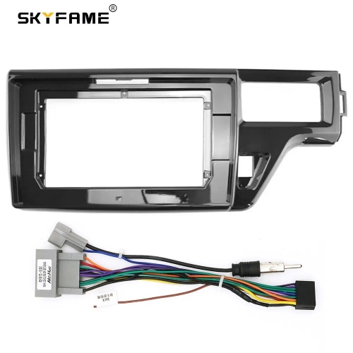 SKYFAME Car Frame Fascia Adapter  Android Radio Dash Fitting Panel Kit For Honda Stepwgn Stepwagon Spada