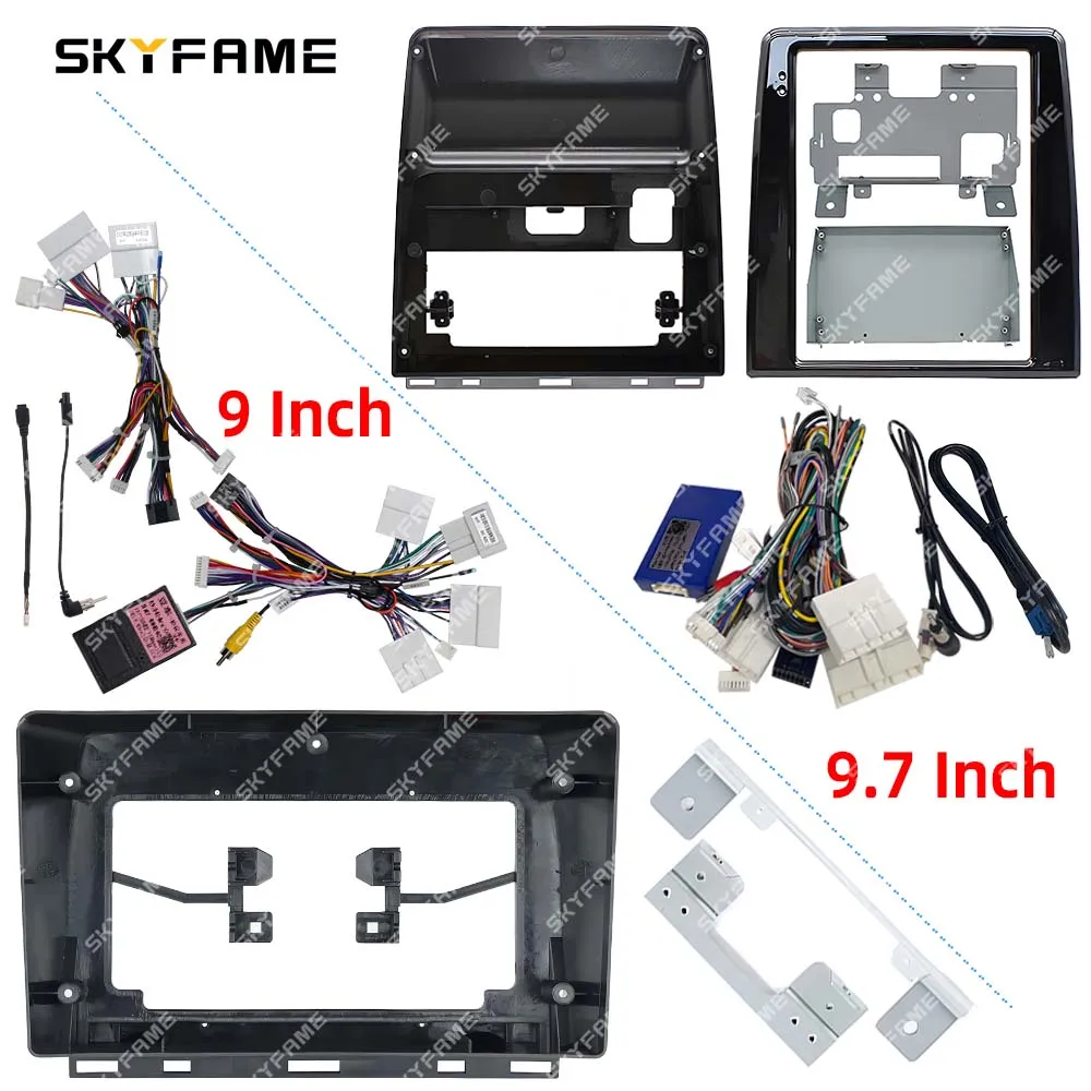 SKYFAME Car Frame Fascia Adapter Canbus Box Decoder Android Radio Dash Fitting Panel Kit For Renault Clio 5