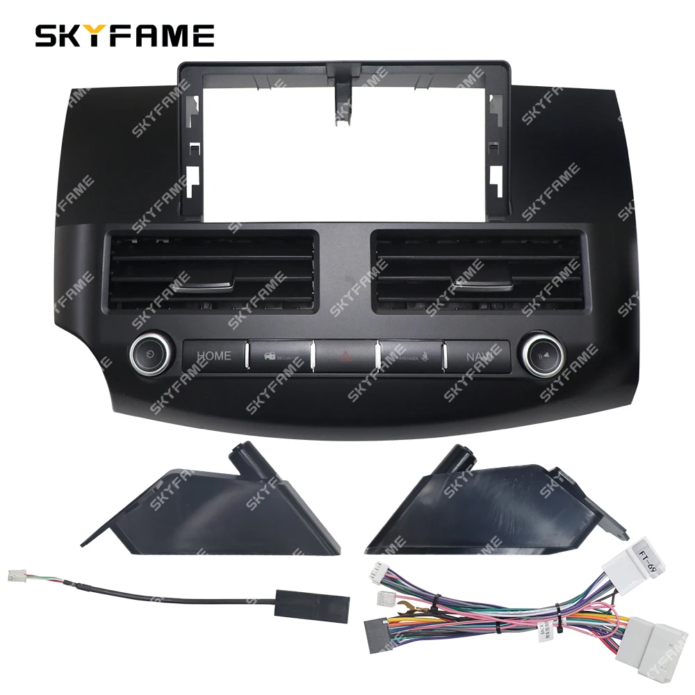 SKYFAME 12.3 Inch Car Frame Fascia Adapter Decoder Android Radio Dash Fitting Panel Kit For Mitsubishi Outlander