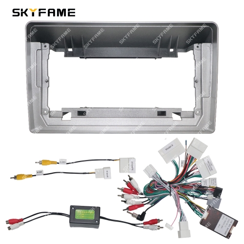 SKYFAME Car Frame Fascia Adapter Android Radio Dash Fitting Panel Kit For Infiniti QX56 Nissan Armada