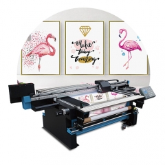 UV flatbed and roll 2 roll printer 1.6m Wide Format Printer Wallpaper Roll Printing Machine