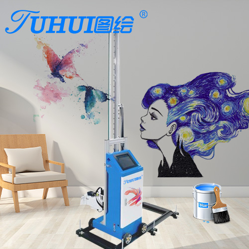 TUHUI uv wall printer design mural, indoor and outdoor background wall uv wall printer