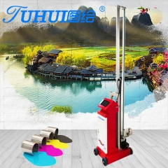 TUHUI China wall printer barrier free operation wide 3d background wall uv inkjet