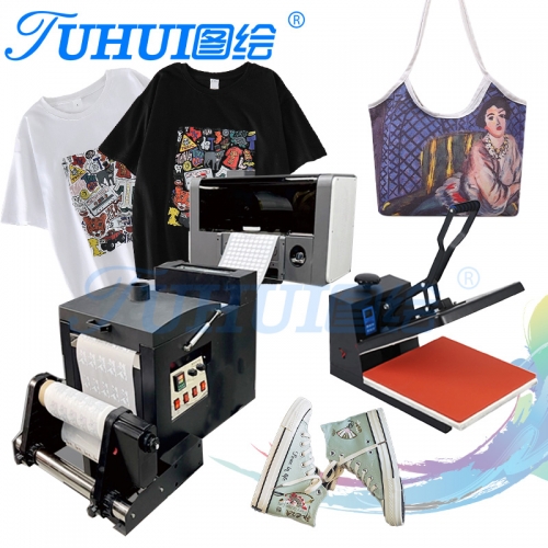 2021 new desktop A3/A4 DTF Printer white ink thermal transfer PET film printer T-shirt printing machine