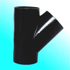 ASME B16.9 45 Deg weld laterial  Reducing Tee