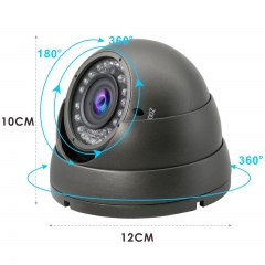5MP 4MP Dome Super Hybrid Security Camera 1080P 4in1 CCTV Surveillance Security Camera 2.8-12mm Varifocal Lens Waterproof Day&Night Vision Outdoor/Indoor 98ft IR Camera Black