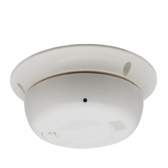 2.4MP Smoke Detector CCTV Camera, 4-in-1 TVI/AHD/CVI/960H Indoor Outdoor Spy Hidden Surveillance Security Coevert Camera with 3.7mm Pinhole Lens,Switchable Output