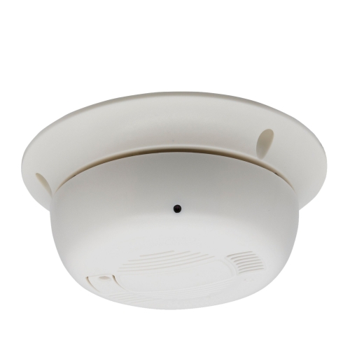 2.4MP Smoke Detector CCTV Camera, 4-in-1 TVI/AHD/CVI/960H Indoor Outdoor Spy Hidden Surveillance Security Coevert Camera with 3.7mm Pinhole Lens,Switchable Output