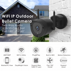 Wifi surveillance PTZ Camera 1080P IP Outdoor Onvif Two Way Audio Home Security Camera Night Vision Human Detection TF Card