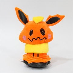 20cm Pokemon Q Versions Mini Flareon Cartoon Anime Plush Toy Stuffed Doll
