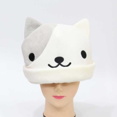 30*20cm Neko Atsume Cute Cartoon Cosplay For Winter Unisex Anime Plush Hat