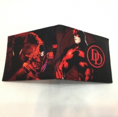 Daredevil PVC Material Coin Purse Cartoon Cosplay Anime Short Wallet