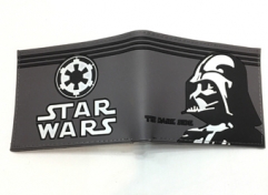 3 Styles Star Wars PVC Material Coin Purse Cartoon Cosplay Anime Short Wallet