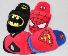 28cm 复仇者联盟 蝙蝠侠  半包 全包 毛绒 拖鞋