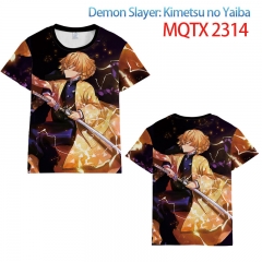 11 Styles Demon Slayer: Kimetsu no Yaiba Character Anime Cartoon Movie 3D Printing Short Sleeve Casual T shirt