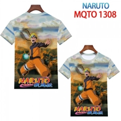 10 Styles Naruto Cartoon 3D Printing Short Sleeve Casual Anime T shirt （European Sizes）