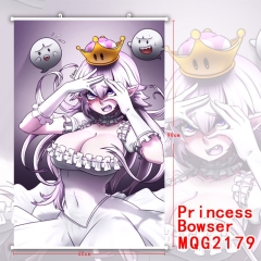7 Styles Super Mario Bro Princess Bowser Cartoon Cosplay Anime Wallscrolls 60*90CM