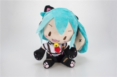30cm Hatsune Miku Cosplay Cartoon Stuffed Doll Cute Design Anime Plush Toy