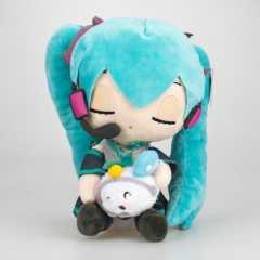 33cm Hatsune Miku Cosplay Cartoon Stuffed Doll Cute Design Anime Plush Toy