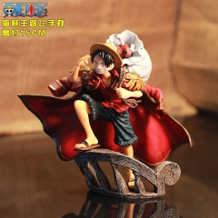 One Piece Battle Ver. Luffy Cartoon Collectible Gift Plastic Model Anime PVC Figure