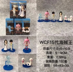 One Piece WCF 15 Generation Collectible Gift Plastic Model Anime PVC Figure (6pcs/set)