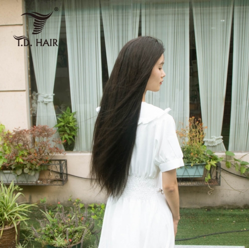 TD HAIR Straight 4x4 Transparent Lace Closure Wigs 12 - 30 inch in Stock Cuticle Aligned Virgin Human Hair Closure Wigs Silky Straight