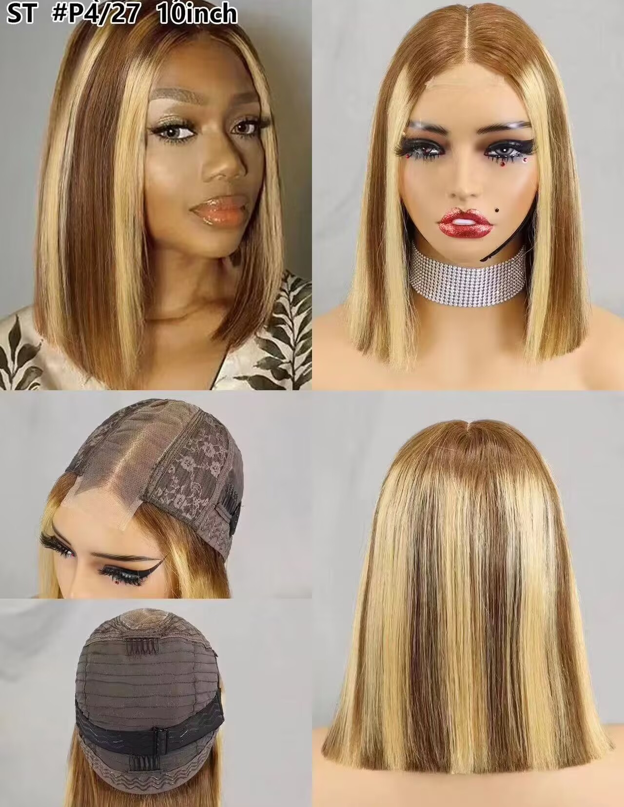 Colored Closure BOB Wig