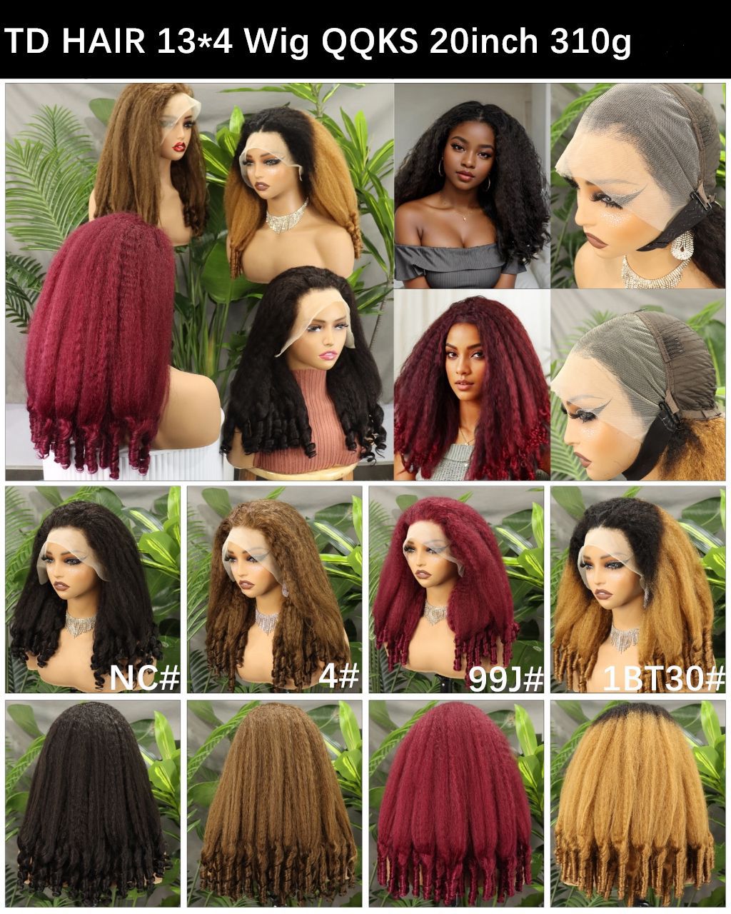 High density 13x4 Transparent Lace Front Human Hair Wig Kinky Straight with Curly Bouncy loose End Wigs Afro Kinky Lace Front Wig for Black Women