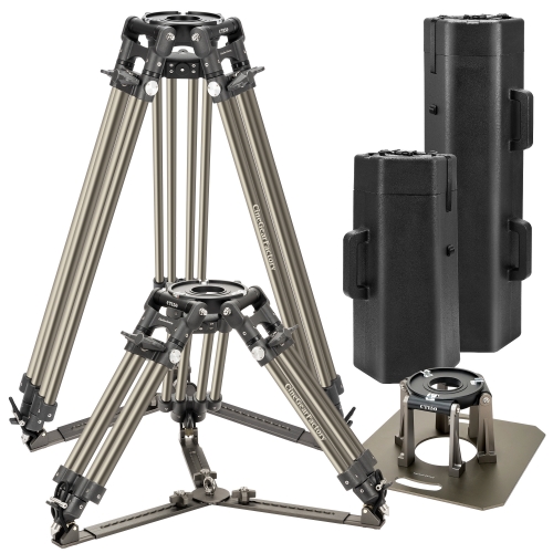 CT150 Cinegearfactory Heavy Duty Cinema Tripod Kit (mitchell base)