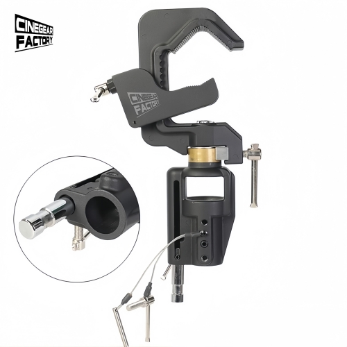 Swiveling Pipe C Clamp w/ Universal Head