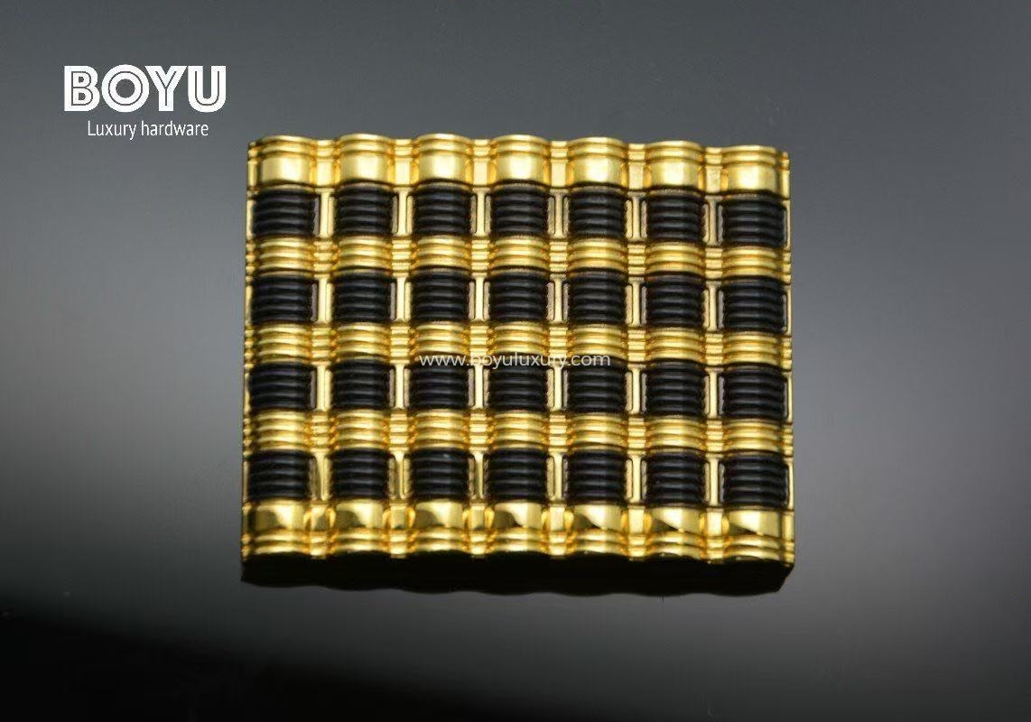 Gold & Black Belt Buckle