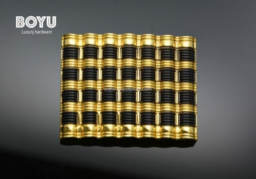 Gold & Black Belt Buckle