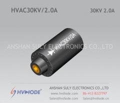 Componentes rectificadores de alto voltaje HVAC30KV / 2A cilíndricos HVDIODE fabricantes productos especiales