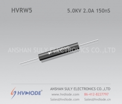 HVDIODE HVRW5 genuino de alta frecuencia 2A5KV150nS diodo de amortiguación de chip romo de vidrio