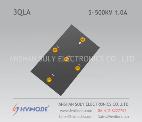 Productos genuinos de buena calidad 3QL5 ~ 500KV / 1.0A de alto voltaje de frecuencia trifásica de puente HVDIODE fabricantes