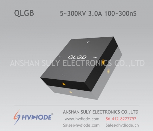 100 ~ 300nS de alta frecuencia QLG5 ~ 300KV / 3.0A fabricante de HVDIODE de puente completo de alto voltaje