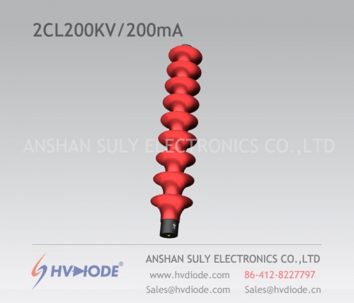 Frecuencia de alimentación 2CL200KV / 200mA paraguas de alto voltaje pila de silicio HVDIODE productos buenos genuinos