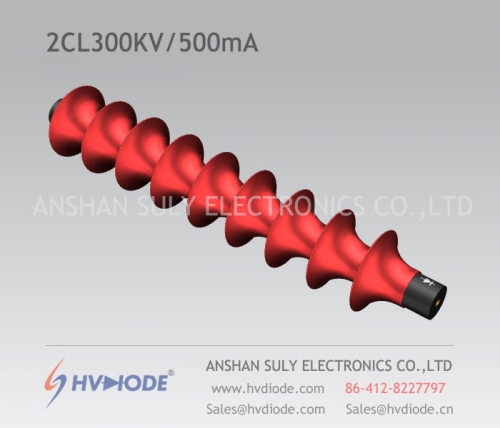 Frecuencia de alimentación 2CL300KV / 500mA paraguas alto voltaje pila de silicio HVDIODE productos genuinos buenos