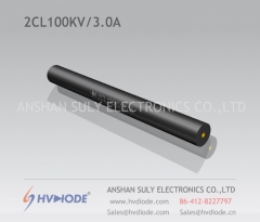 Подлинная частота питания 2CL100KV / 3A цилиндрический высоковольтный кремниевый стек HVDIODE производители комплектных моделей