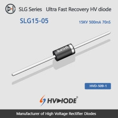 Подлинная SLG15-05 высокочастотный высоковольтный диод 15KV500mA70nS ультра быстрое восстановление производителя HVDIODE